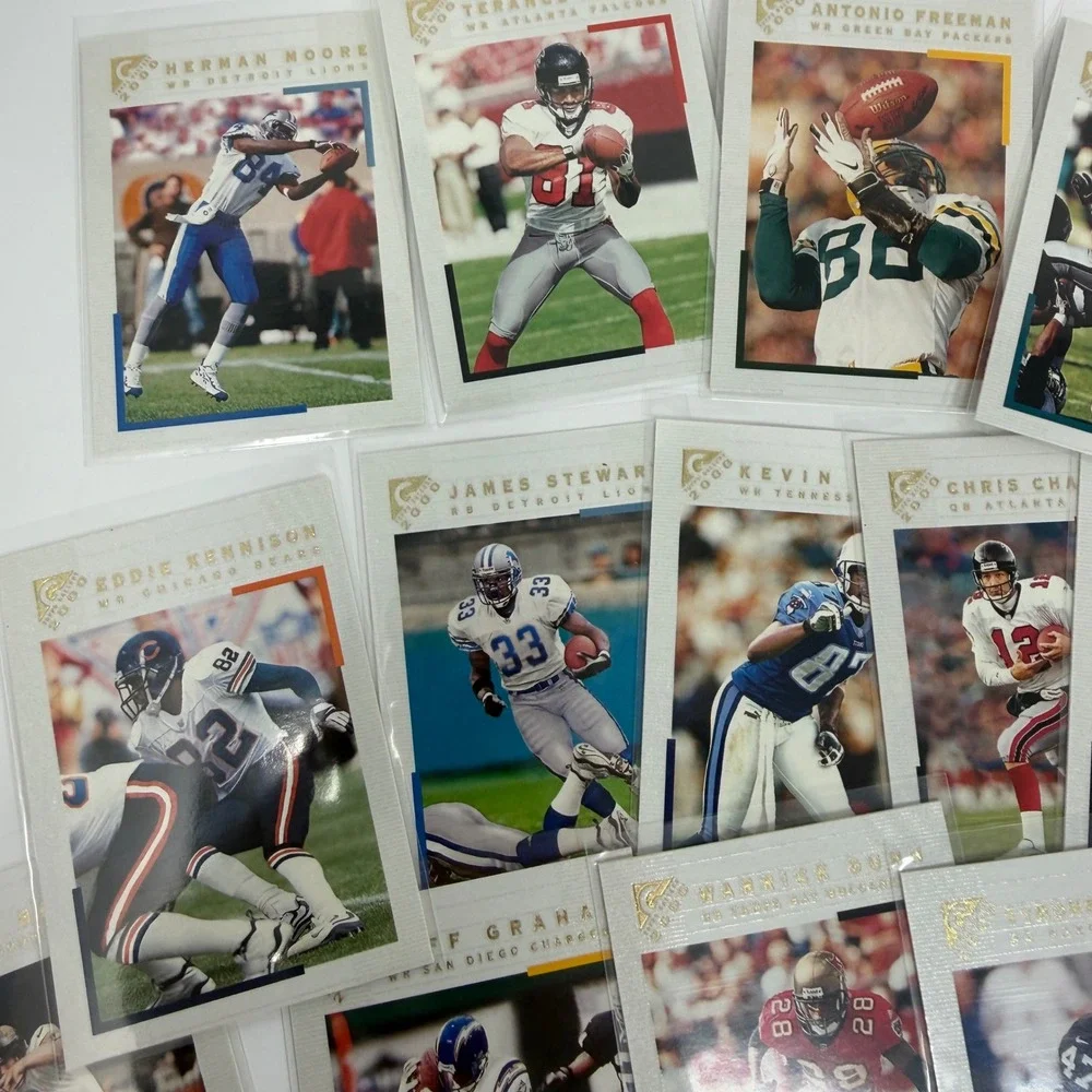 2000 topps Gallery Football 35+‎ Card Lot Collection Featuring NFL Stars